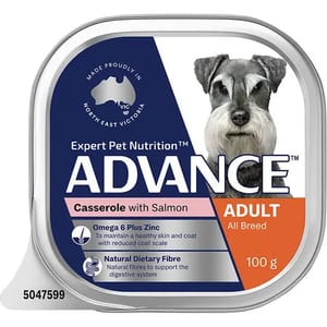 ADVANCE Adult All Breed Wet Dog Food Casserole with Salmon product photo