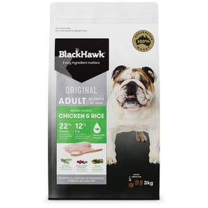 Black Hawk Adult Dry Dog Food Chicken & Rice product photo