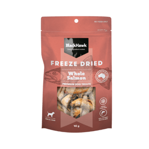 Black Hawk Freeze Dried Dog Treats Whole Salmon 45g product photo