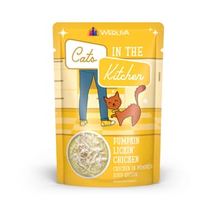 CATS IN THE KITCHEN Cat Pumpkin Lickin Chicken 3oz Pouch product photo