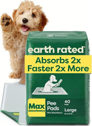 EARTH RATED Puppy Pee Pads - Large 22x23 product photo