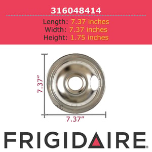 Frigidaire Chrome Pan, 6 inches product photo