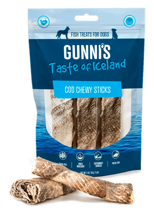 GUNNI'S DOG WOLFFISH CHEWY STICKS 3 PACK product photo