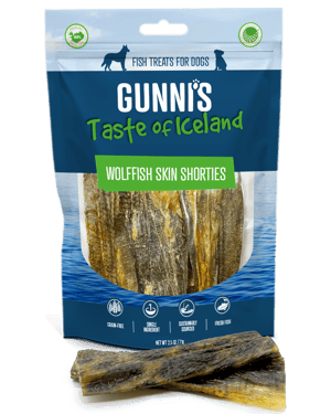 GUNNI'S DOG WOLFFISH SKIN SHORTIES 2.5OZ product photo