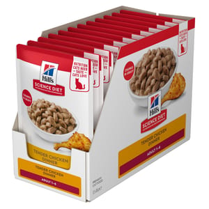 Hill's Science Diet Adult Cat Chicken Pouches 85g 12 Pack product photo