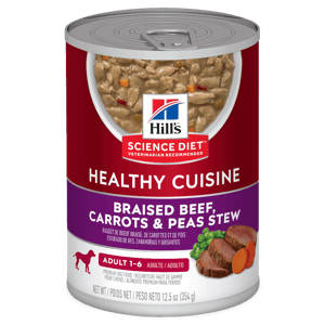 Hill's Science Diet Dog Adult Beef Carrot & Peas Stew Wet Food product photo