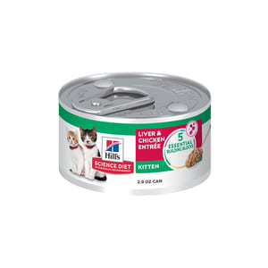 HILLS SCIENCE DIET Cat Liver & Chicken Entree Kitten Canned Food product photo
