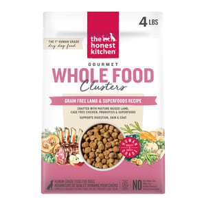 THE HONEST KITCHEN Grain Free Lamb Whole Food Clusters Kibble 4 lb product photo