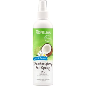 TROPICLEAN Lime & Coconut Deodorizing Pet Spray 8 oz product photo