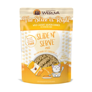 WERUVA CAT SLIDE & SERVE THE SLICE IS RIGHT 2.8OZ POUCH product photo