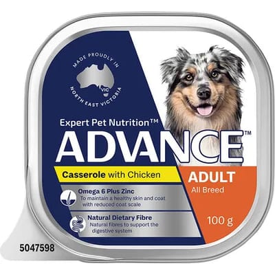 ADVANCE Adult All Breed Wet Dog Food Casserole with Chicken product photo