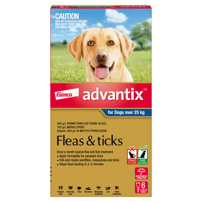 ADVANTIX Flea and Tick Treatment for Dogs Over 25 kg product photo