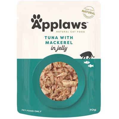 Applaws Tuna and Mackerel Cat Food Jelly Pouches product photo