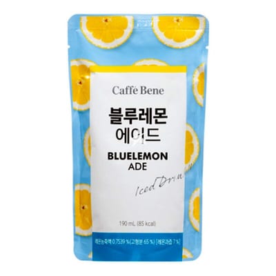Caffe Bene Blue Lemon Ade 190ml product photo