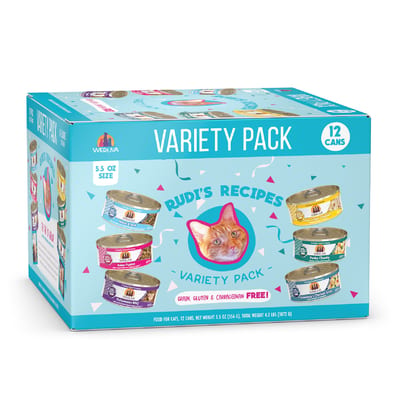 Rudi's Recipes Variety Pack Wet Cat Food, 5.5 Oz., Count of 12 product photo
