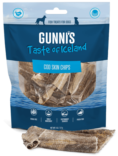 GUNNI'S Dog Cod Skin Chips 9 oz product photo