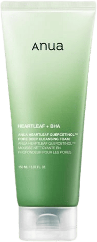 HEARTLEAF QUERCETINOL CLEANSING FOAM 150ml product photo