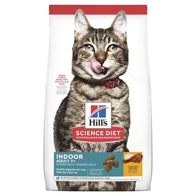 Hill's Science Diet Adult 7+ Indoor Dry Cat Food 3.17kg product photo