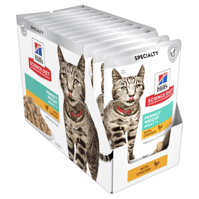 Hill's Science Diet Cat Adult Perfect Weight Pouches Chicken product photo
