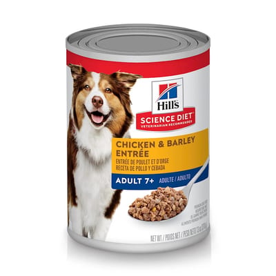 Hill's Science Diet Dog Adult 7+ Chicken Barley Entrée Wet Food product photo