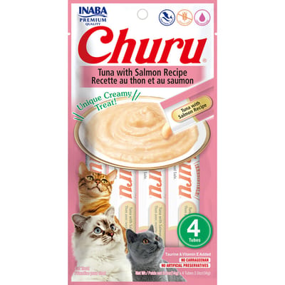 Inaba Cat Churu Puree Tuna with Salmon 56g product photo