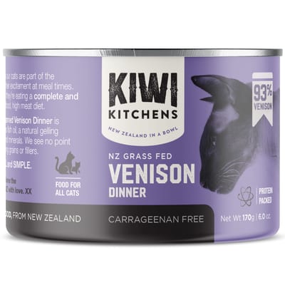 Kiwi Kitchens Cat Venison Dinner 170g product photo