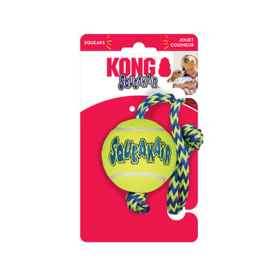 KONG AirDog Squeaker Ball With Rope product photo
