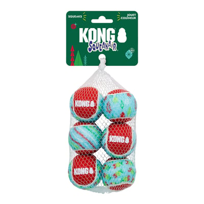 KONG Holiday SqueakAir Tennis Balls product photo