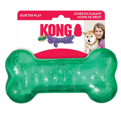 KONG Squeezz Crackle Bone product photo