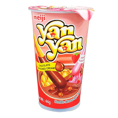 Meiji Yan Yan Chocolate & Strawberry 44g product photo