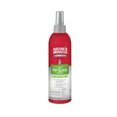 Nature's Miracle Advanced Platinum Cat Pet Block Repellent Spray, 8Oz product photo