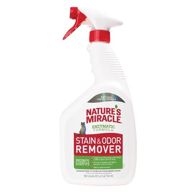 Nature's Miracle Just For Cats Stain & Odor Remover Spray 32 oz product photo