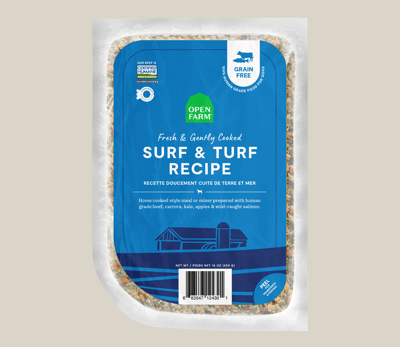 OPEN FARM DOG FROZEN GENTLY COOKED SURF & TURF 16OZ product photo
