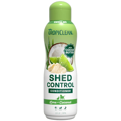 TROPICLEAN Dog & Cat Lime & Coconut Shed Control Pet Conditioner 20 oz product photo