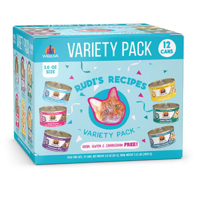 WERUVA CAT CLASSIC RUDI'S RECIPES 3OZ VARIETY PACK product photo