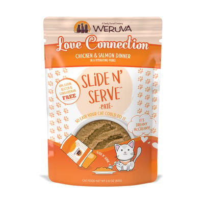 WERUVA Cat Slide N' Serve Love Connection 2.8oz Pouch product photo