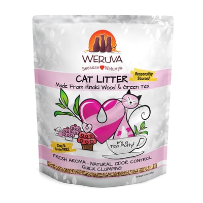 WERUVA CAT TEA POTTY LITTER 11.7LB BAG product photo