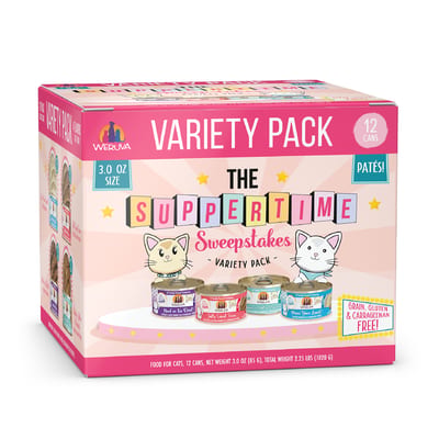 WERUVA Pate the Suppertime Sweepstakes Variety Pack Wet Cat Food 5.5 Oz Count of 12 product photo