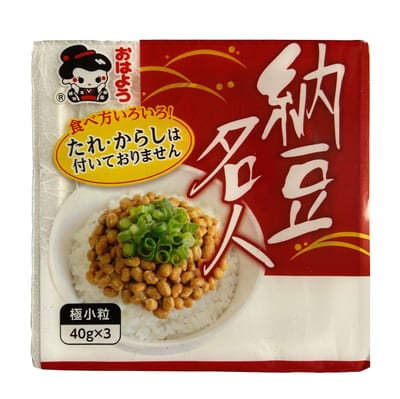 Yamada Fermented Soy Bean Natto Meijin Gokukotsubu Mini 3x40g product photo