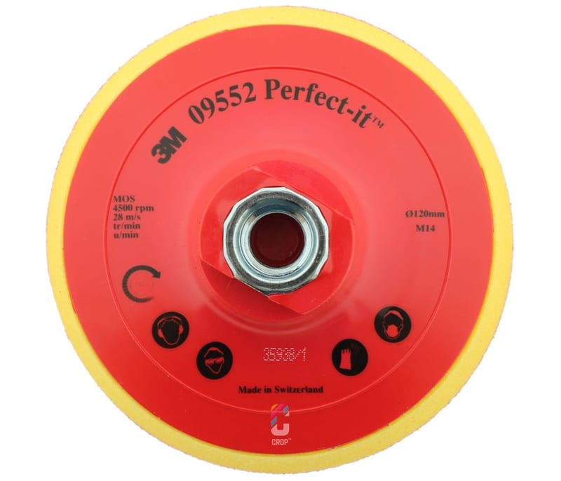 3M 14mm Backing Pad 09552 professional product photo ready to upload to shopify