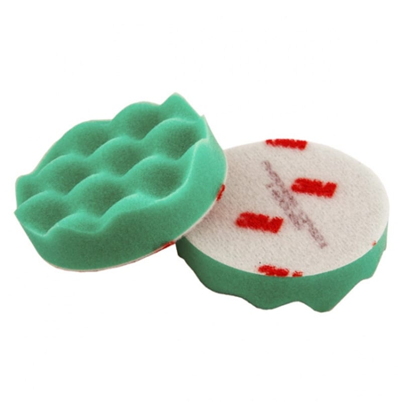 3M 75mm Perfect-It III Green Polishing Pad professional product photo ready to upload to shopify