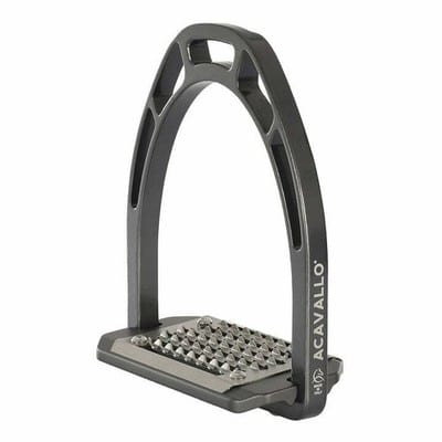 Acavallo Arco Evolution Alupro Aluminium Stirrup professional product photo ready to upload to shopify