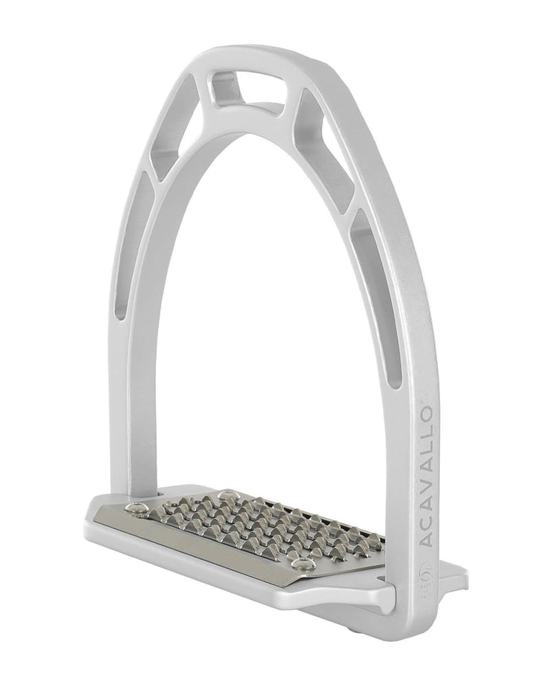 Acavallo Arco Evolution Alupro Aluminium Stirrup professional product photo ready to upload to shopify