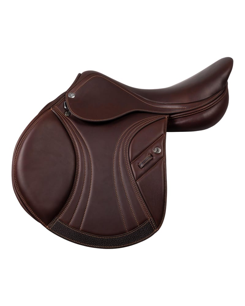 Acavallo KC Race 2.4 Jumping Saddle professional product photo ready to upload to shopify