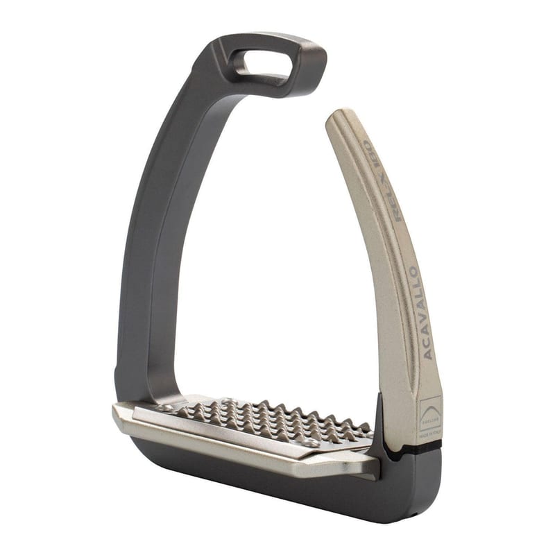 Acavallo Rel-X 180 Stirrup professional product photo ready to upload to shopify