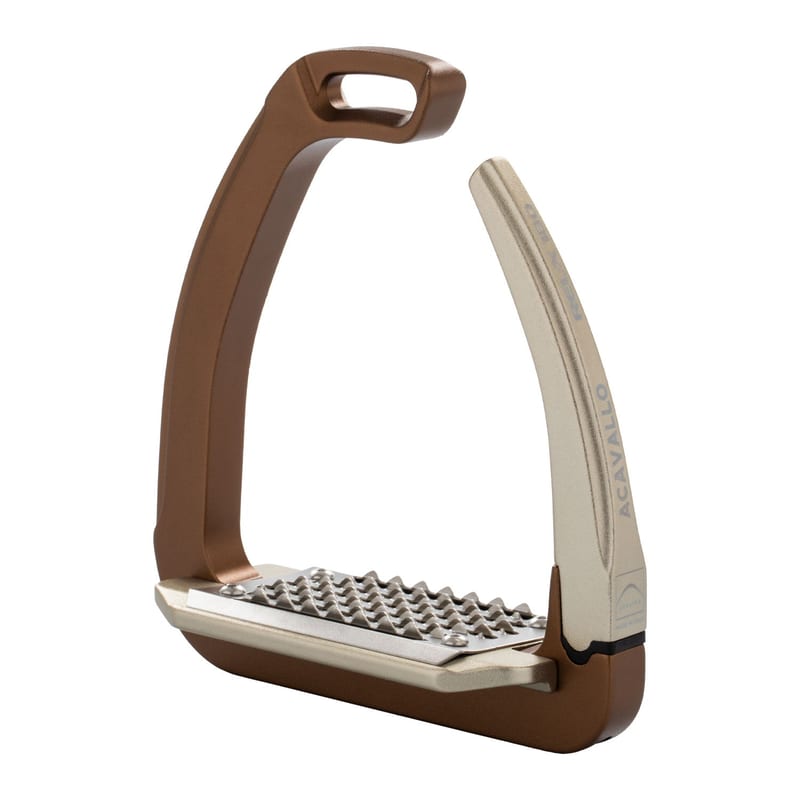 Acavallo Rel-X 180 Stirrup professional product photo ready to upload to shopify