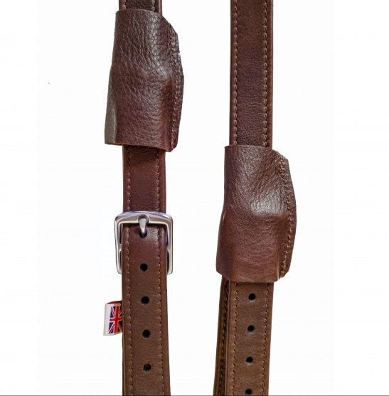 Adam Ellis Mono Stirrup Leathers professional product photo ready to upload to shopify