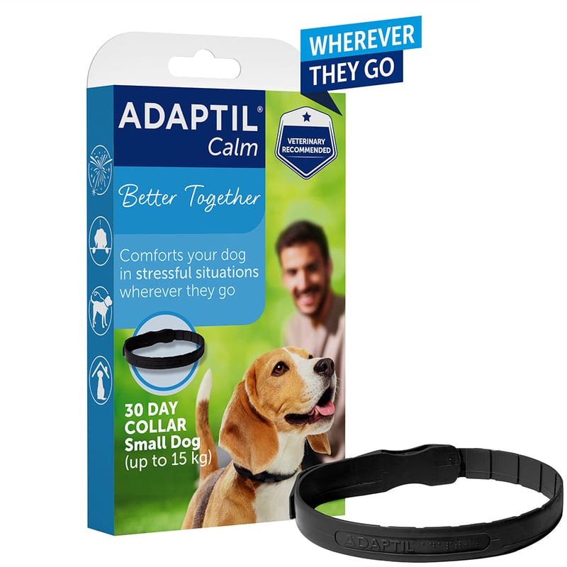 ADAPTIL Calm On-the-Go Dog Collar professional product photo ready to upload to shopify