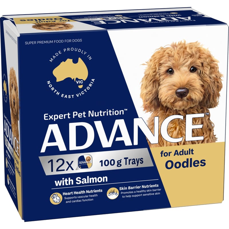 Advance Dog Adult Oodles Wet Dog Food 100g professional product photo ready to upload to shopify