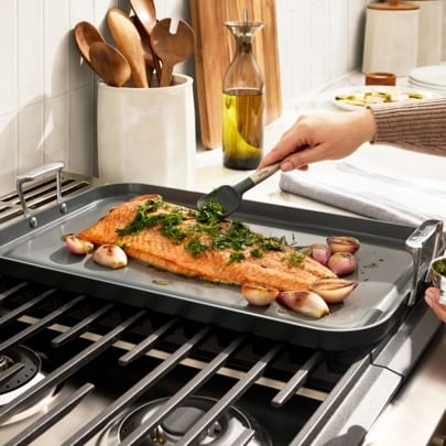 All-Clad LTD Grande Griddle professional product photo ready to upload to shopify